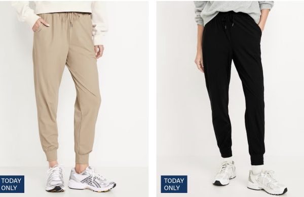 Old Navy High-Waisted SleekTech Joggers only $17!